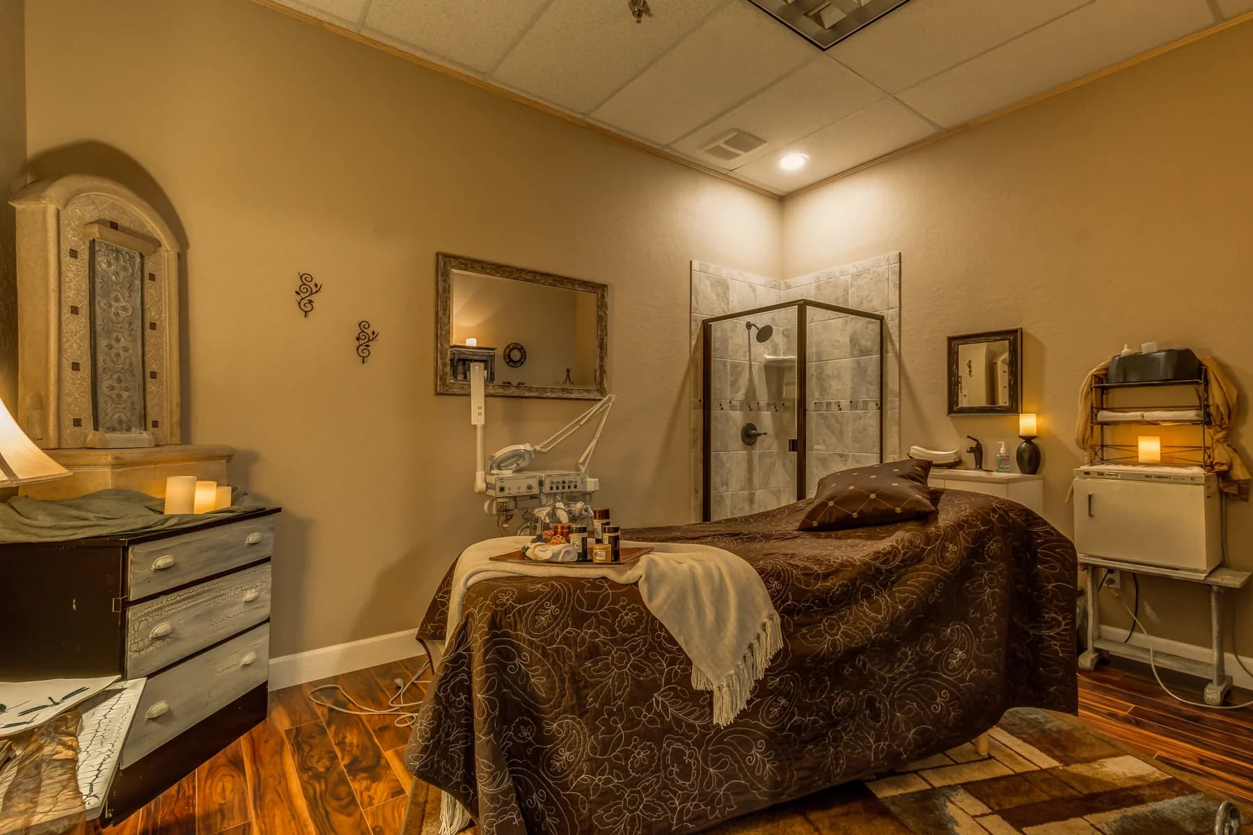 Private spa treatment room at Avalon